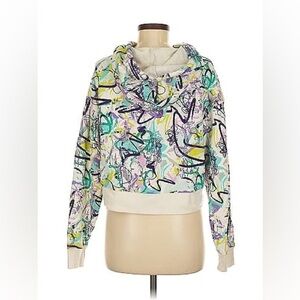 Wild Fable•Graffiti Art/YRPEL2 •Pullover•Cropped Hoodie •Size M•NWT